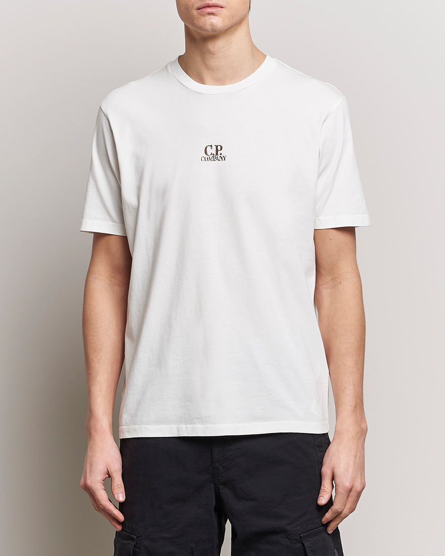 Herren | C.P. Company | C.P. Company | Short Sleeve Hand Printed T-Shirt White