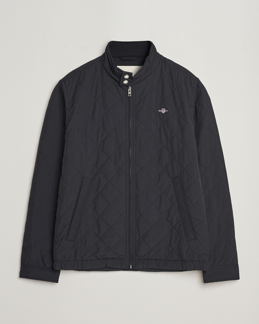 Herren | Jacken | Gant | The Quilted Windcheater Black