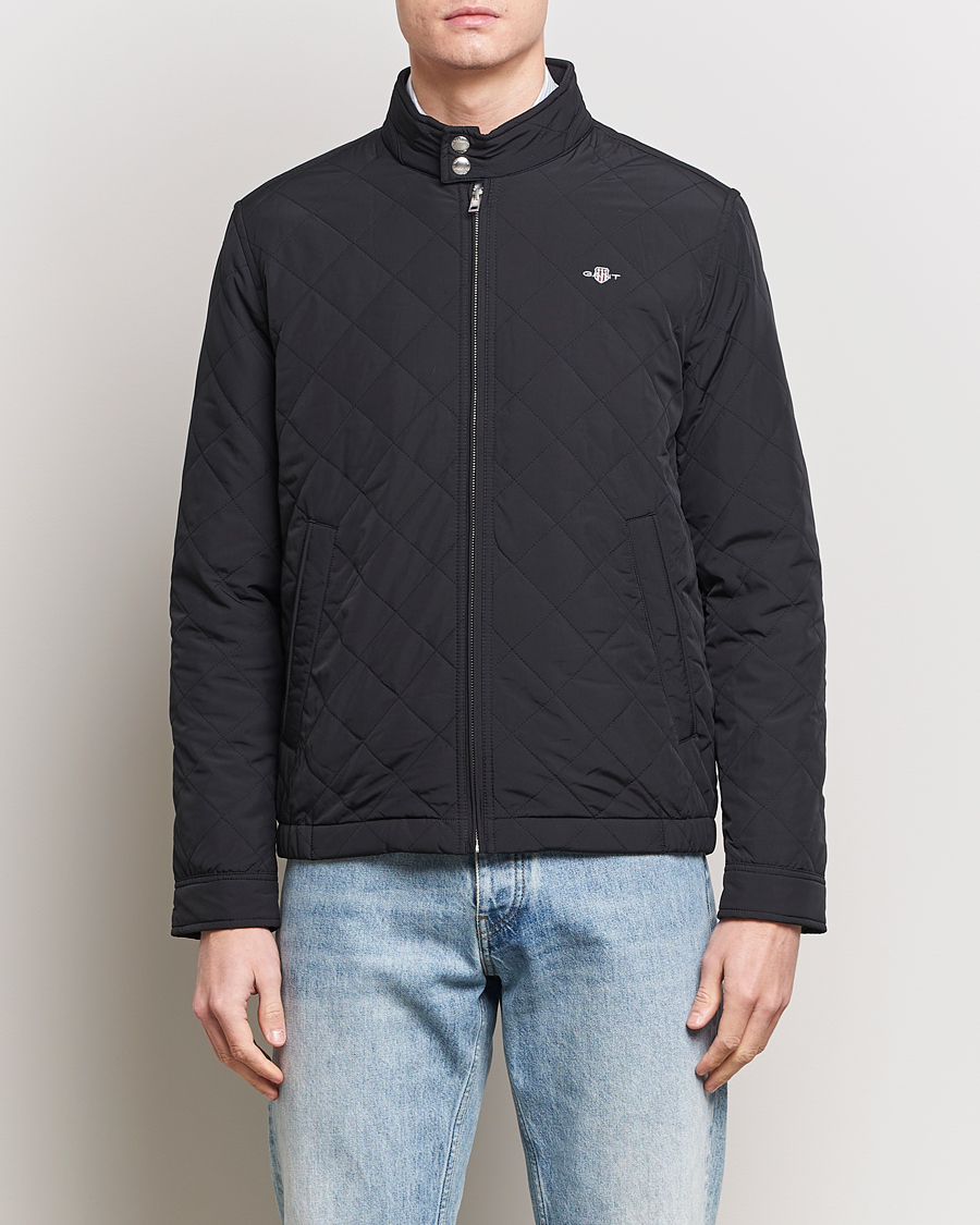 Herren | Jacken | Gant | The Quilted Windcheater Black
