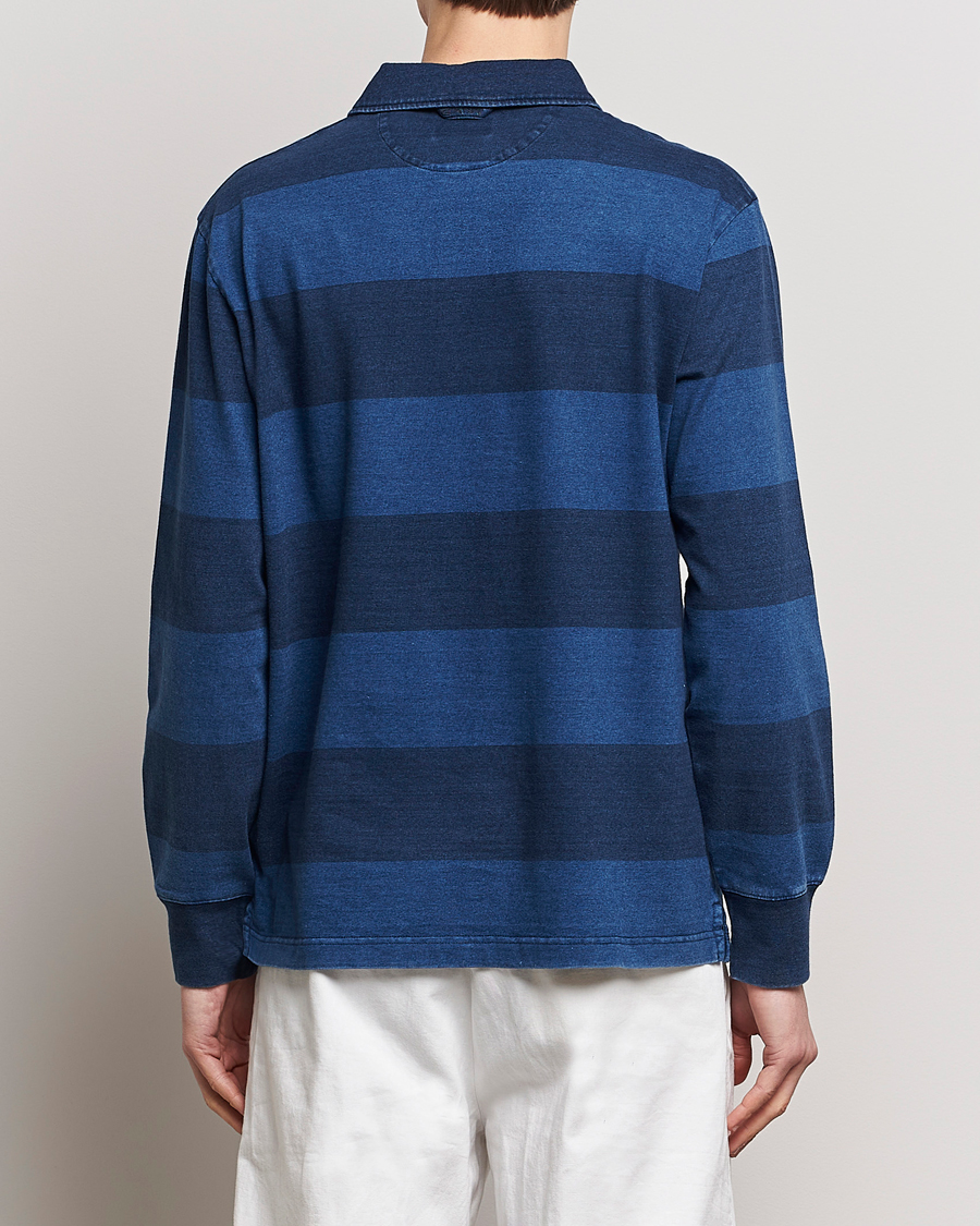 Herren | Pullover | GANT | Barstriped Rugger Navy/Indigo