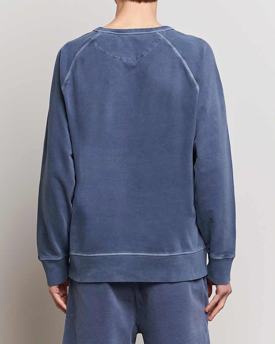 Herren | Pullover | GANT | Sunbleached Crew Neck Sweatshirt Dusty Blue Sea
