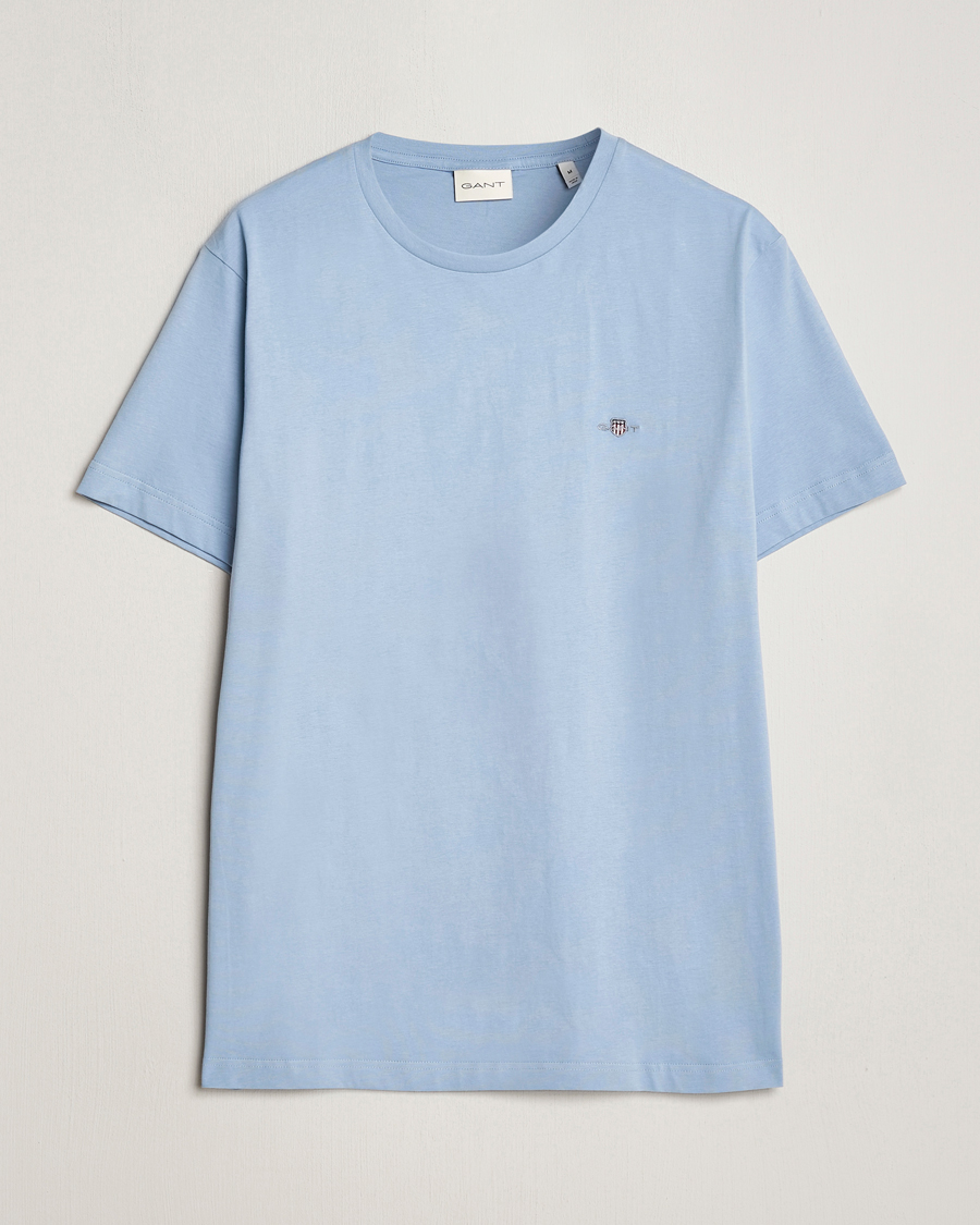 Herren | T-Shirts | GANT | The Original T-Shirt Dove Blue