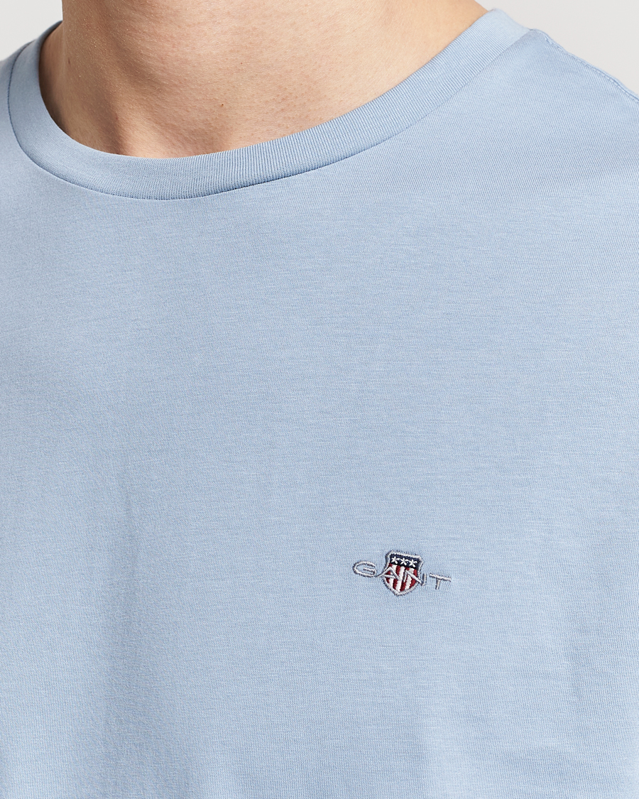 Herren | T-Shirts | GANT | The Original T-Shirt Dove Blue