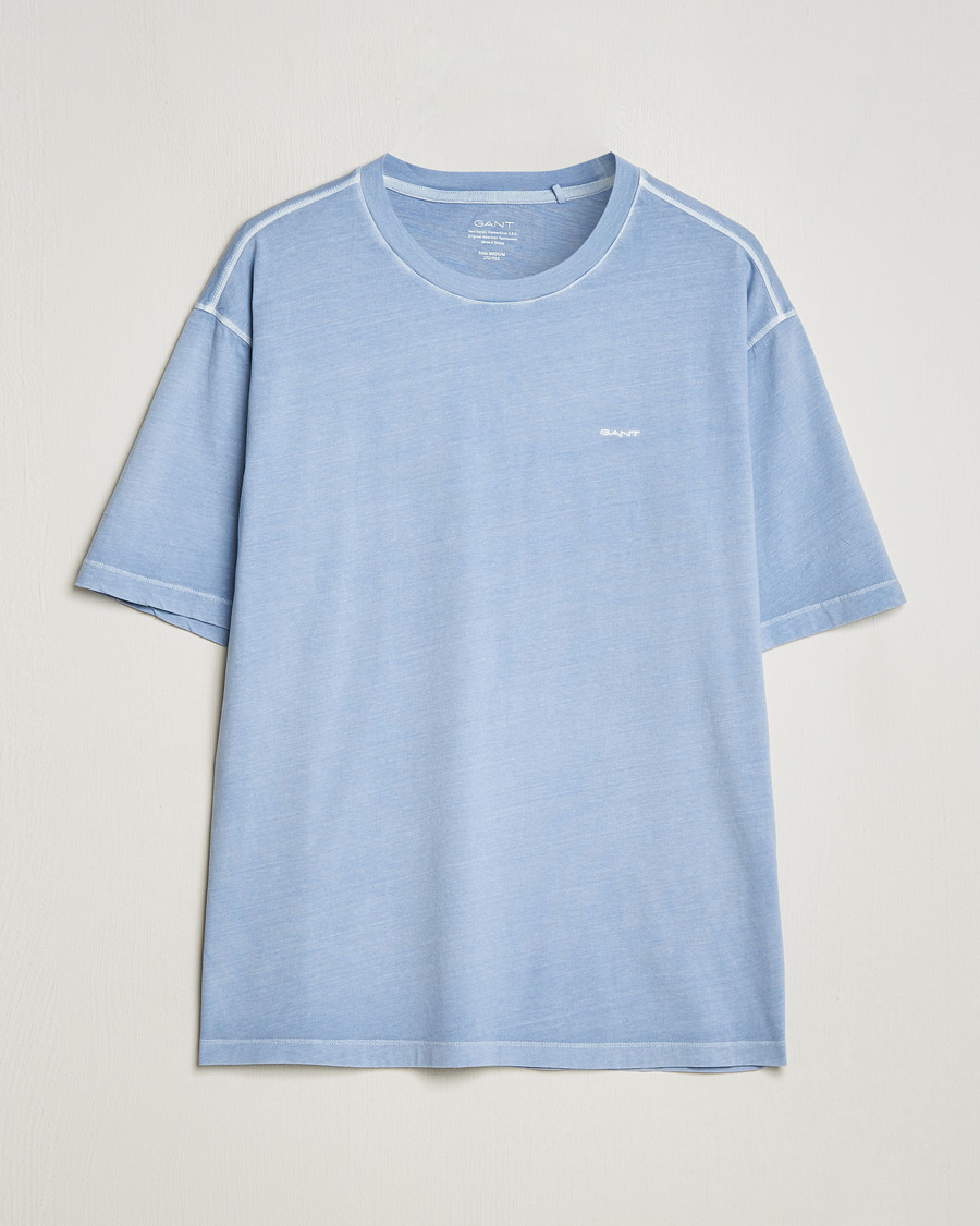 Herren | T-Shirts | GANT | Sunbleached T-Shirt Dove Blue