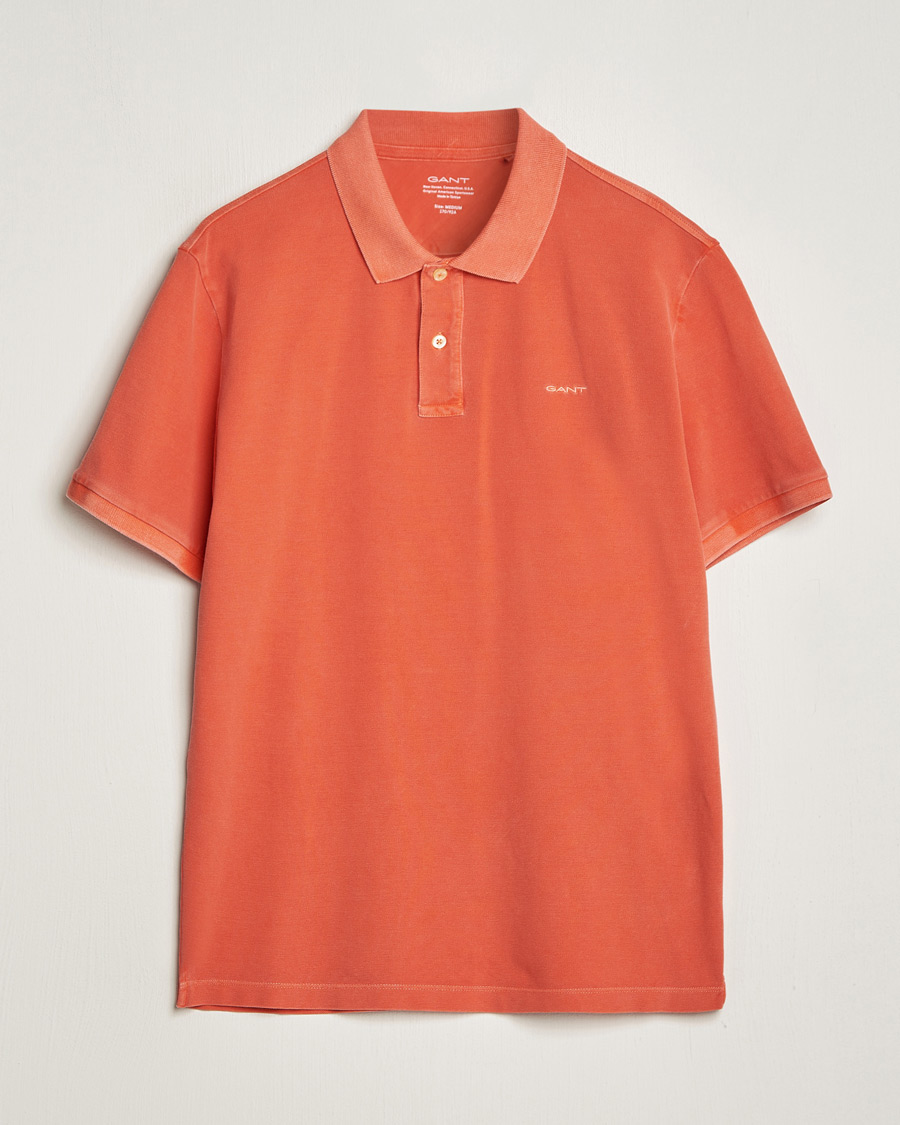 Herren | Poloshirts | GANT | Sunbleached Polo Burnt Orange