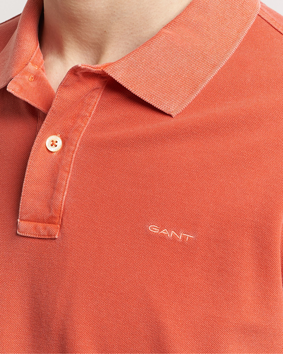 Herren | Poloshirts | GANT | Sunbleached Polo Burnt Orange