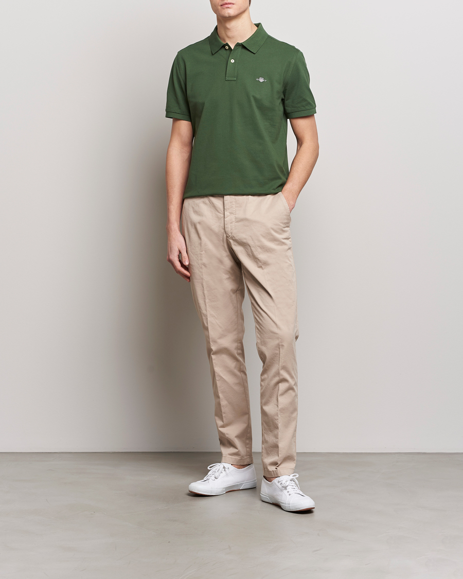 Herren | Poloshirts | GANT | The Original Polo Pine Green