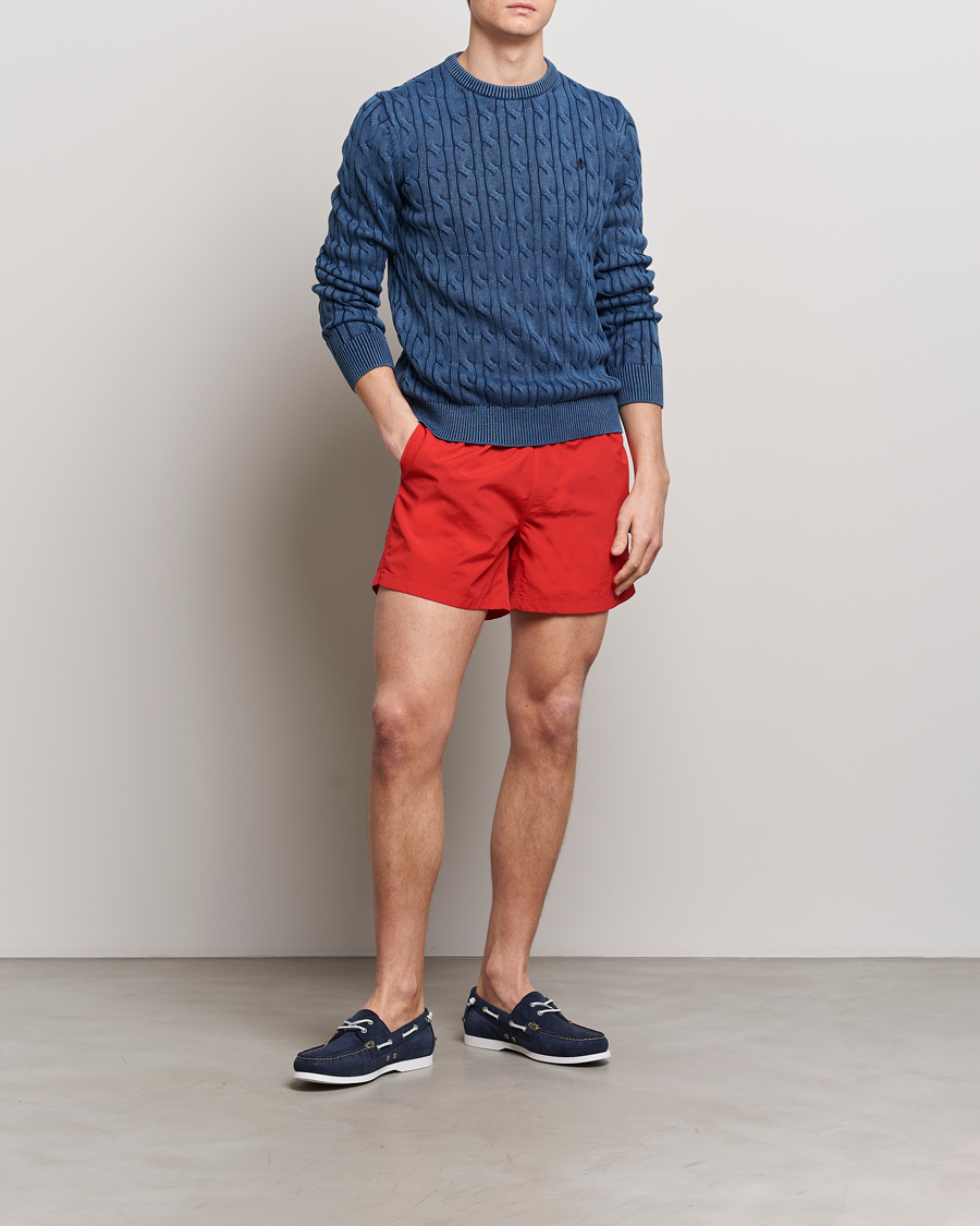 Herren | Badehosen | Gant | Basic Swimshorts Bright Red
