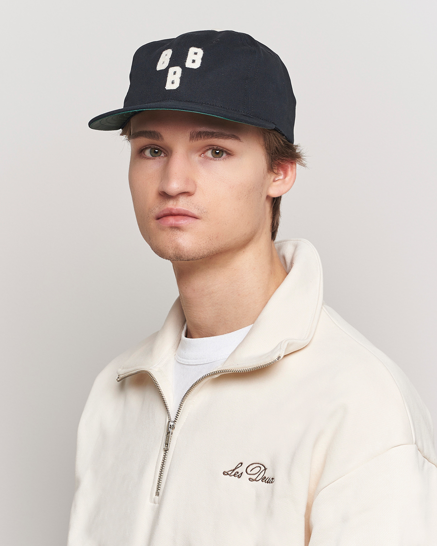 Herren | Ebbets Field Flannels Made in USA Birmingham Black Barons Vintage Cap Black | Ebbets Field Flannels | Made in USA Birmingham Black Barons Vintage Cap Black