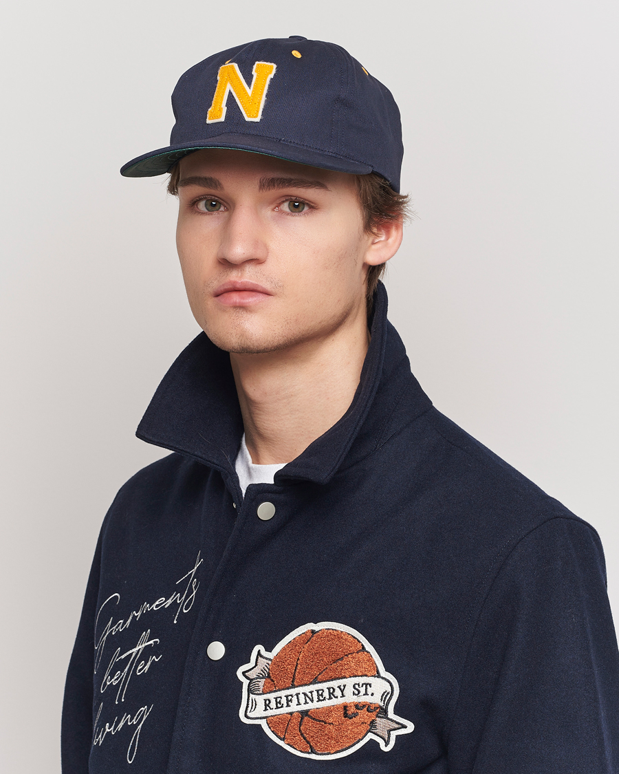 Herren | Ebbets Field Flannels Made in USA Great Lakes Naval Station Vintage Cap Navy | Ebbets Field Flannels | Made in USA Great Lakes Naval Station Vintage Cap Navy