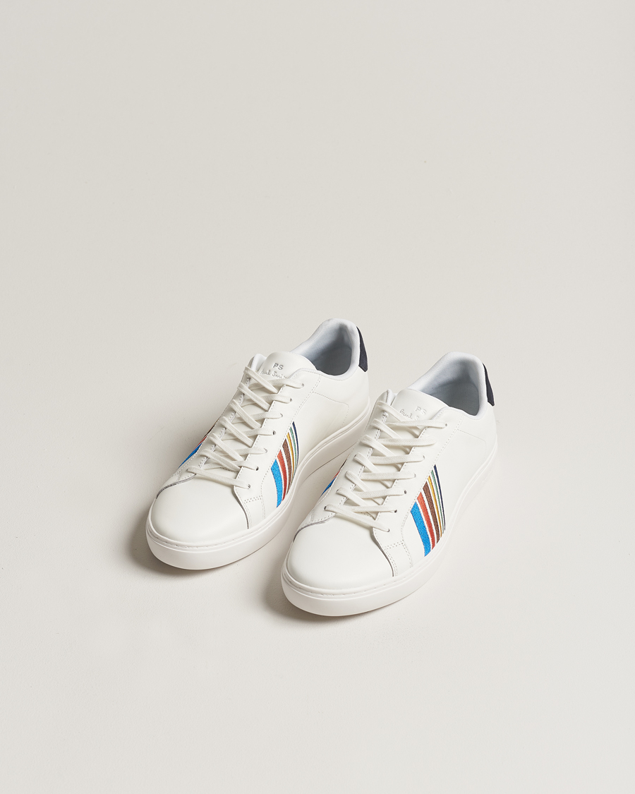 Herren | PS Paul Smith | PS Paul Smith | Rex Embroidery Leather Sneaker White