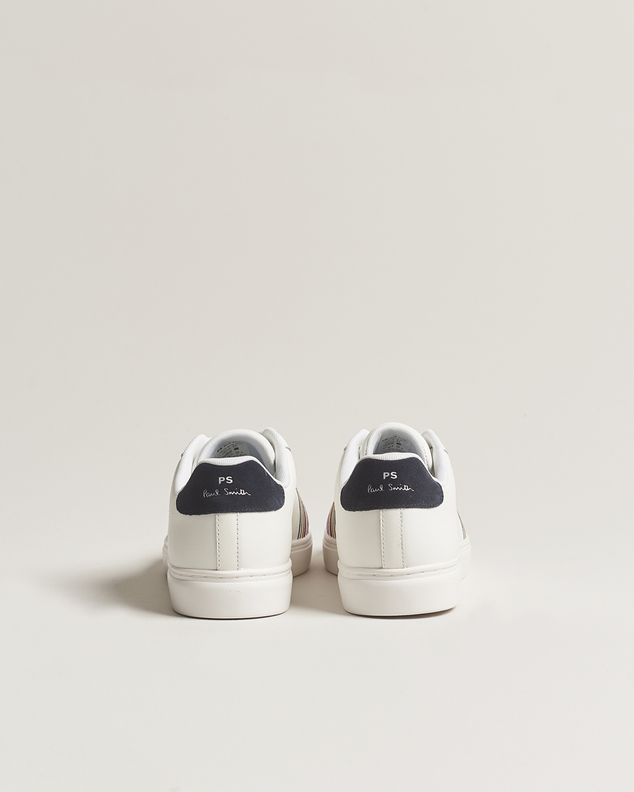 Herren | PS Paul Smith Rex Embroidery Leather Sneaker White | PS Paul Smith | Rex Embroidery Leather Sneaker White