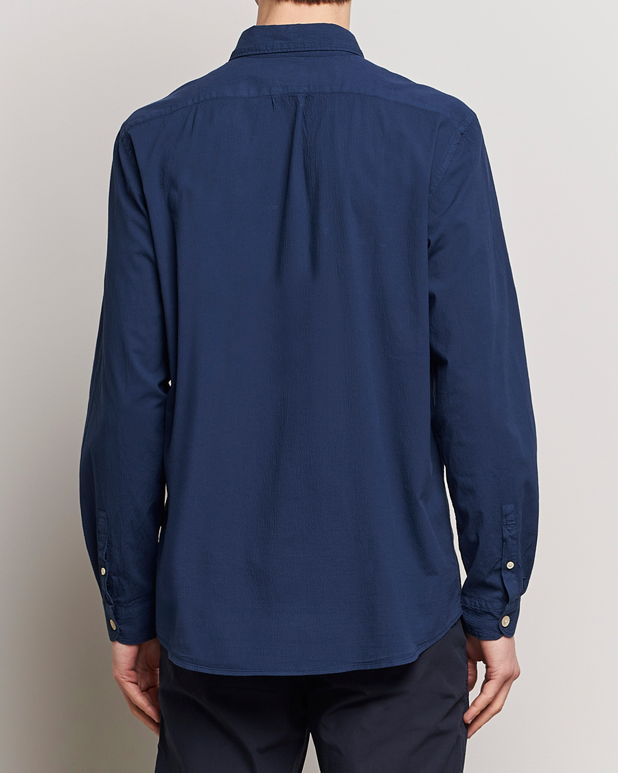 Herren | Hemden | PS Paul Smith | Regular Fit Seersucker Shirt Navy