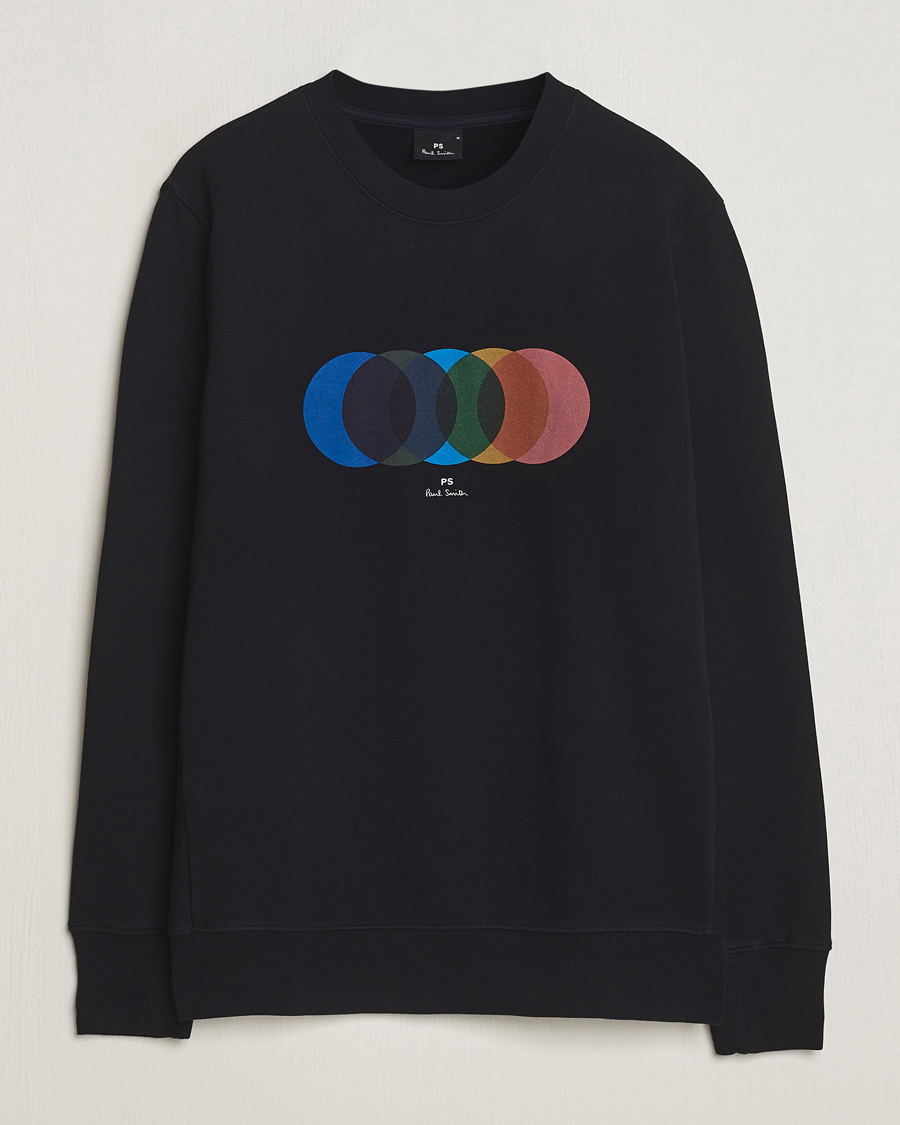 Herren | Pullover | PS Paul Smith | Circles Crew Neck Sweatshirt Black