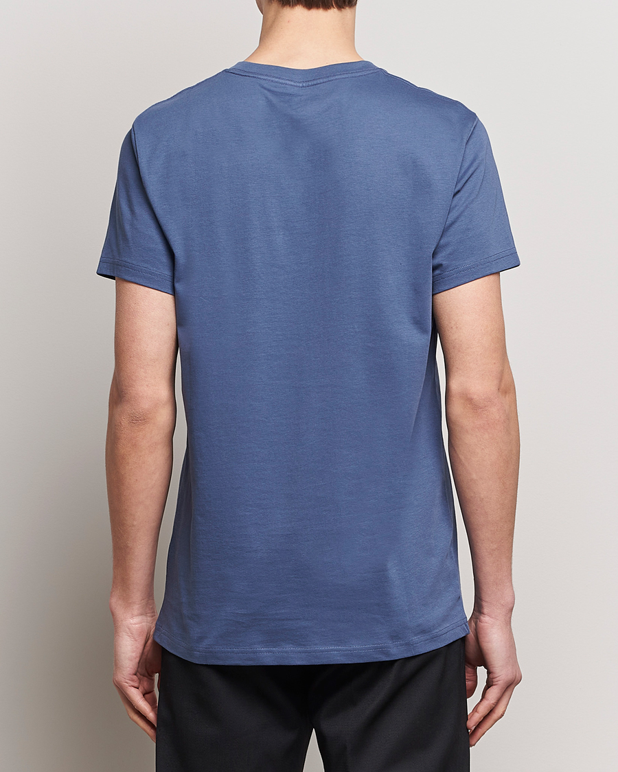 Herren | T-Shirts | Bread & Boxers | Crew Neck Regular T-Shirt Denim Blue