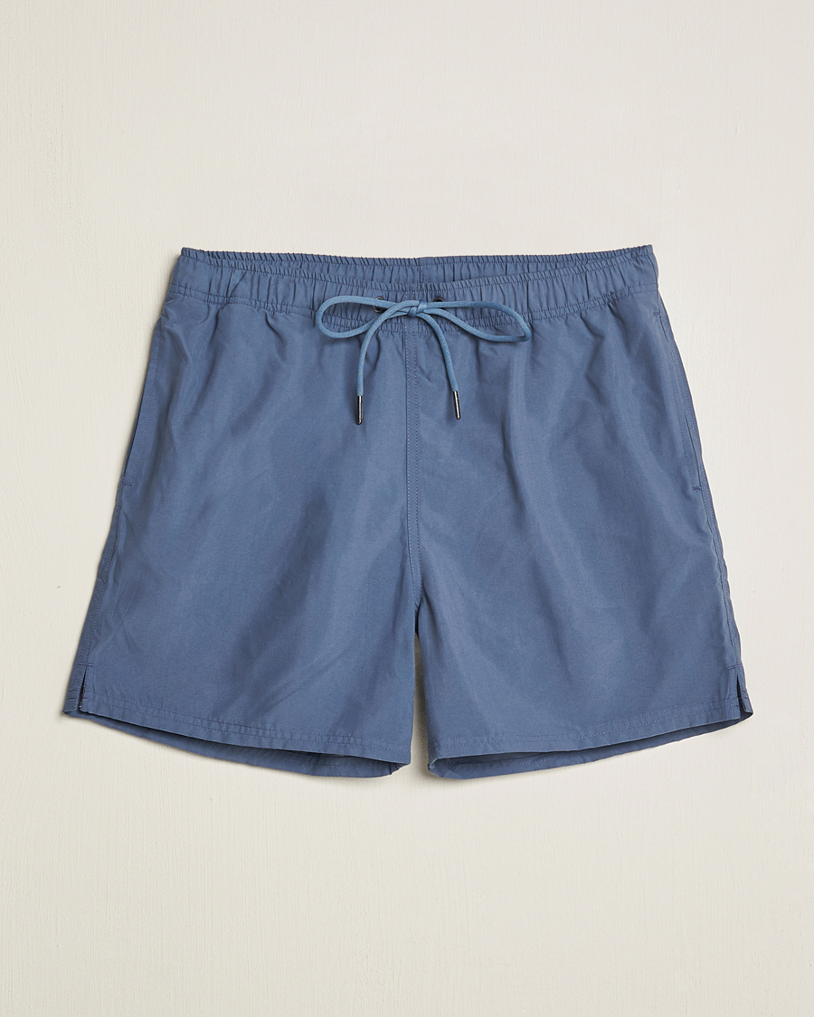 Herren | Badehosen | Bread & Boxers | Swimshorts Denim Blue