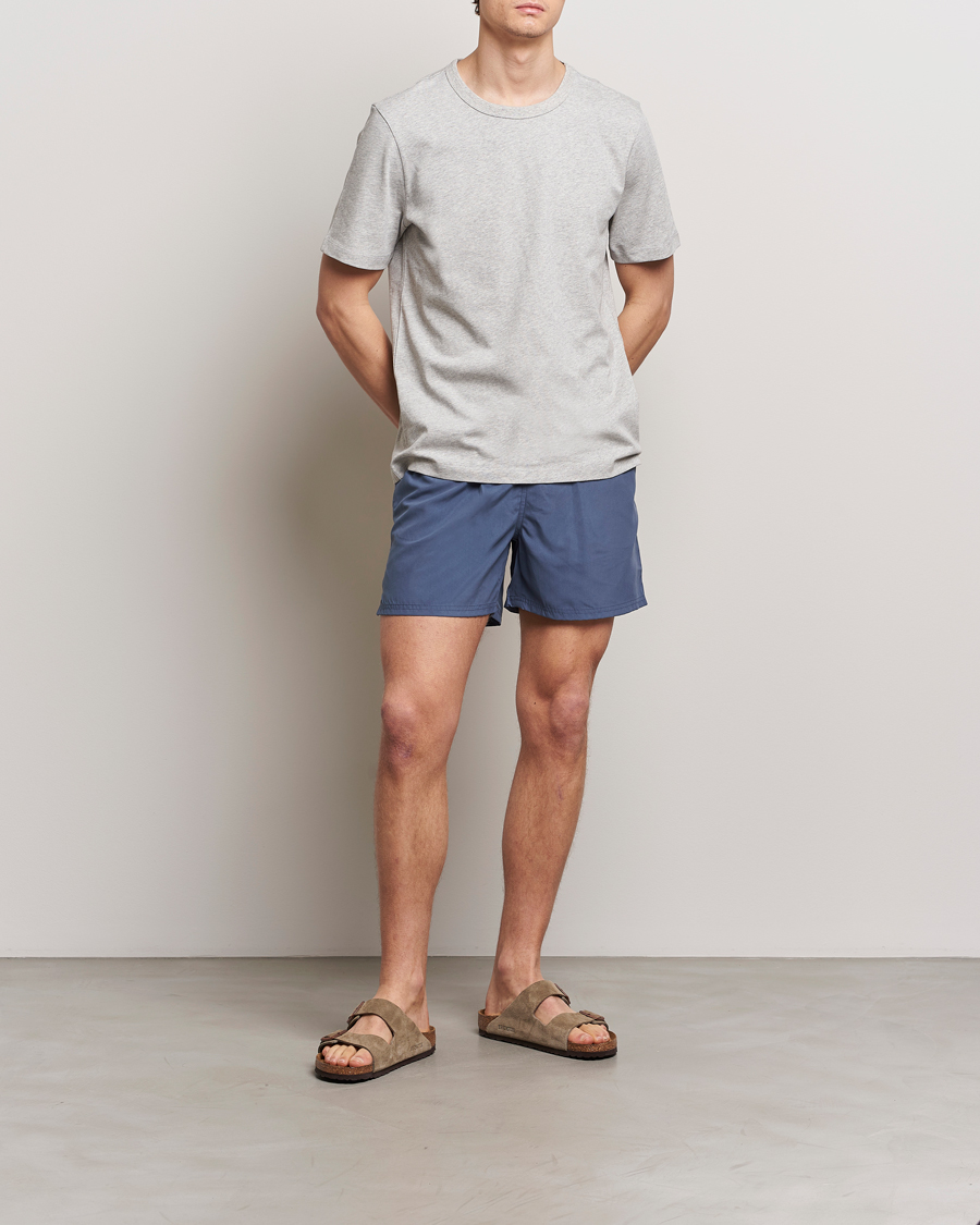 Herren | Badehosen | Bread & Boxers | Swimshorts Denim Blue