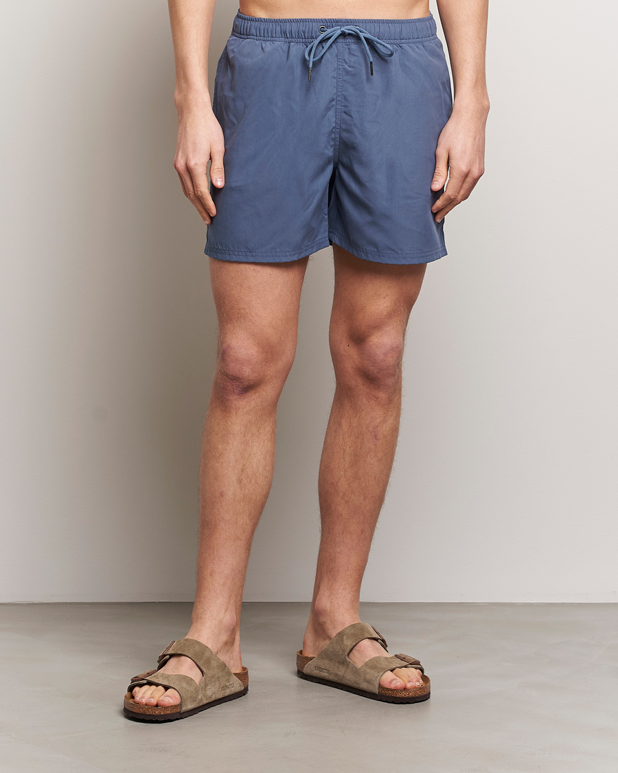 Herren | Badehosen | Bread & Boxers | Swimshorts Denim Blue