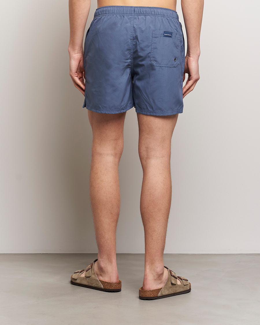 Herren | Badehosen | Bread & Boxers | Swimshorts Denim Blue