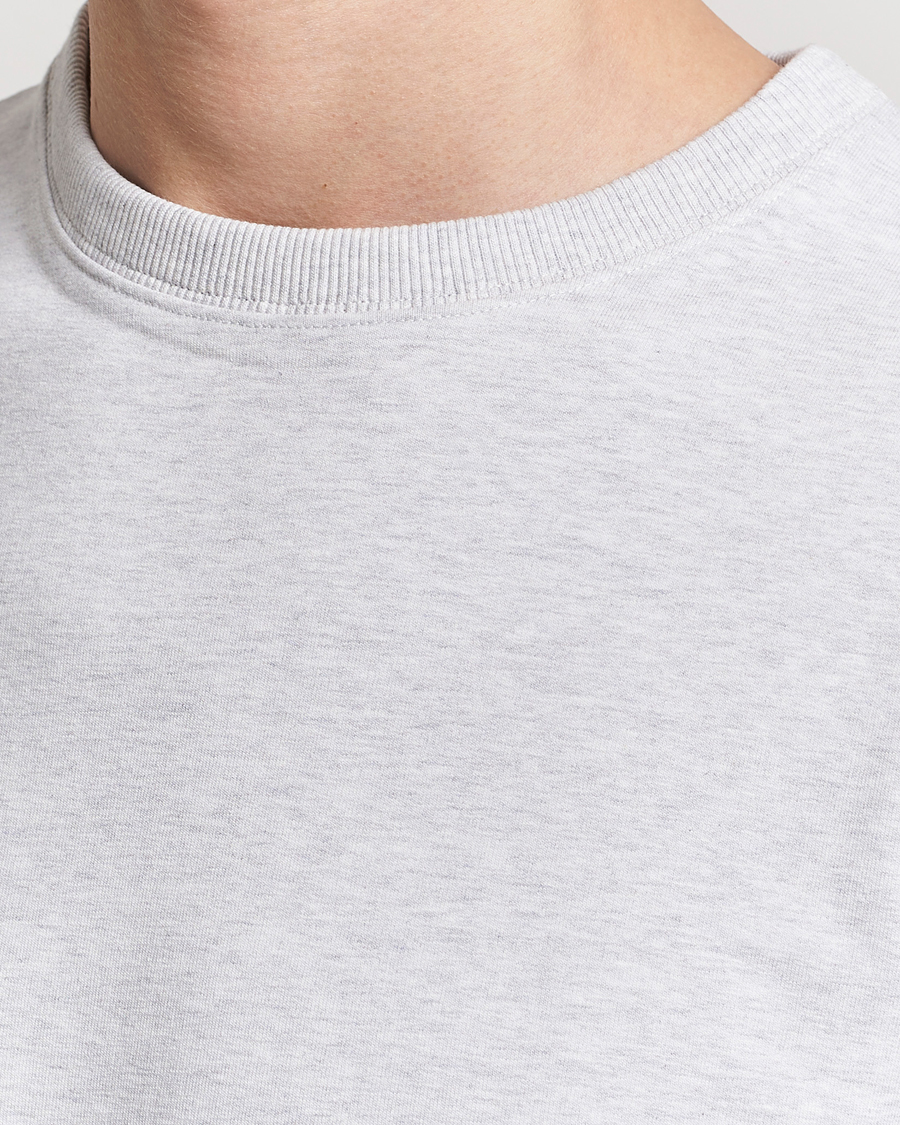 Herren | Pullover | Bread & Boxers | Loungewear Crew Neck Sweatshirt Light Grey Melange