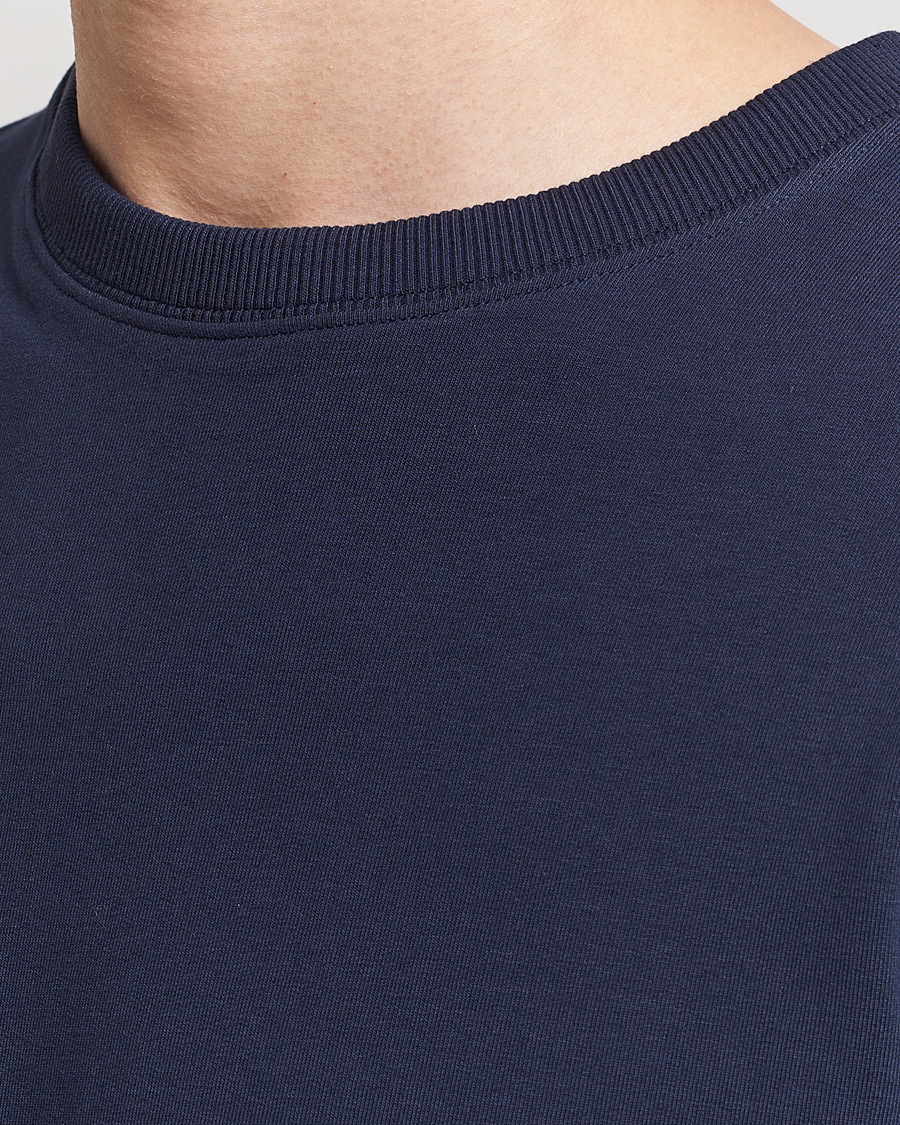 Herren | Pullover | Bread & Boxers | Loungewear Crew Neck Sweatshirt Navy Blue