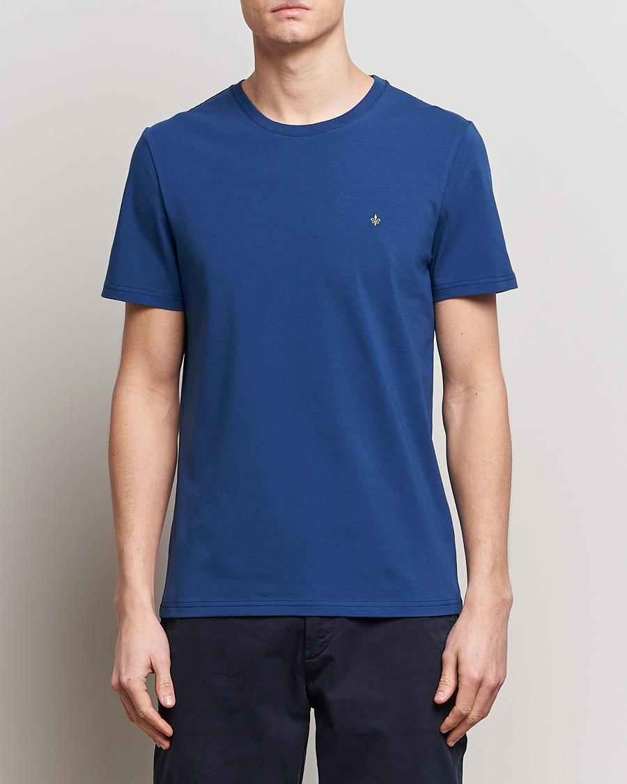 Herren |  | Morris | James Crew Neck T-Shirt Blue