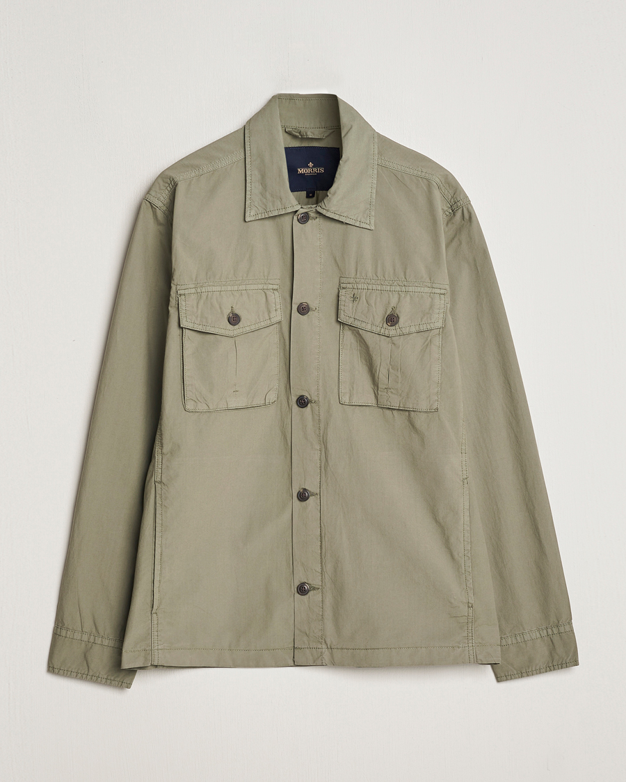 Herren | Jacken | Morris | Harrison Cotton Shirt Jacket Green