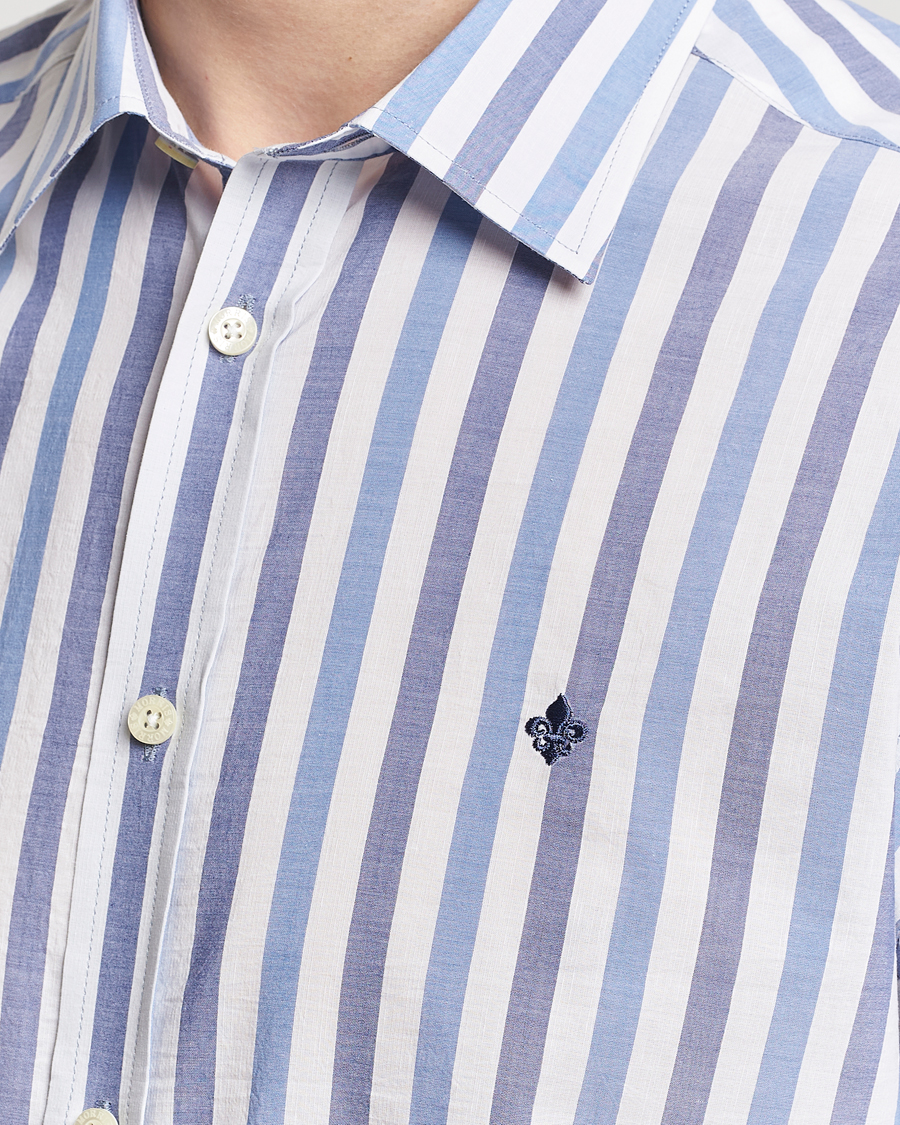Herren | Hemden | Morris | Summer Stripe Shirt Blue