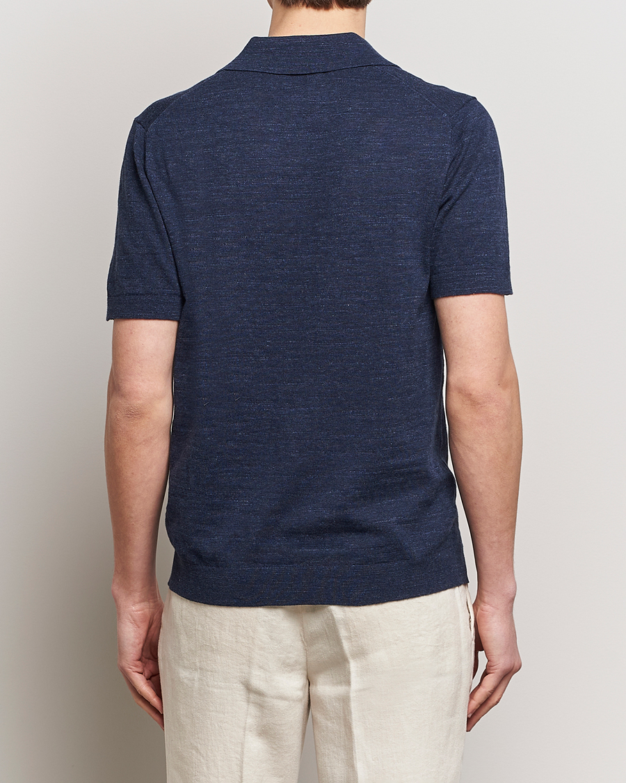 Herren | Poloshirts | Morris | Randall Cotton Resort Polo Navy