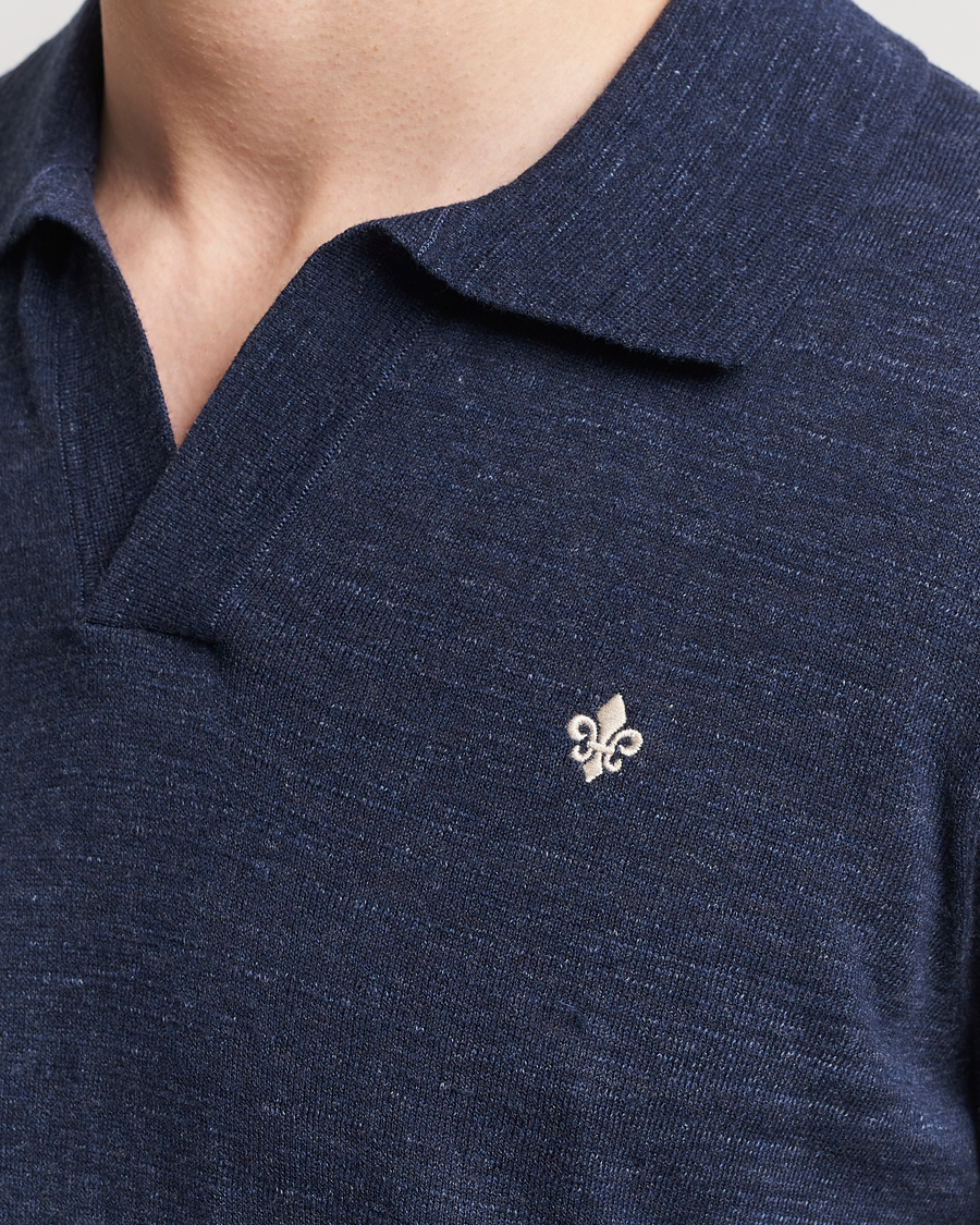 Herren | Poloshirts | Morris | Randall Cotton Resort Polo Navy