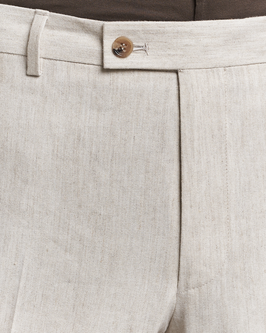 Herren | Hosen | Morris | Bobby Linen Suit Trousers Khaki