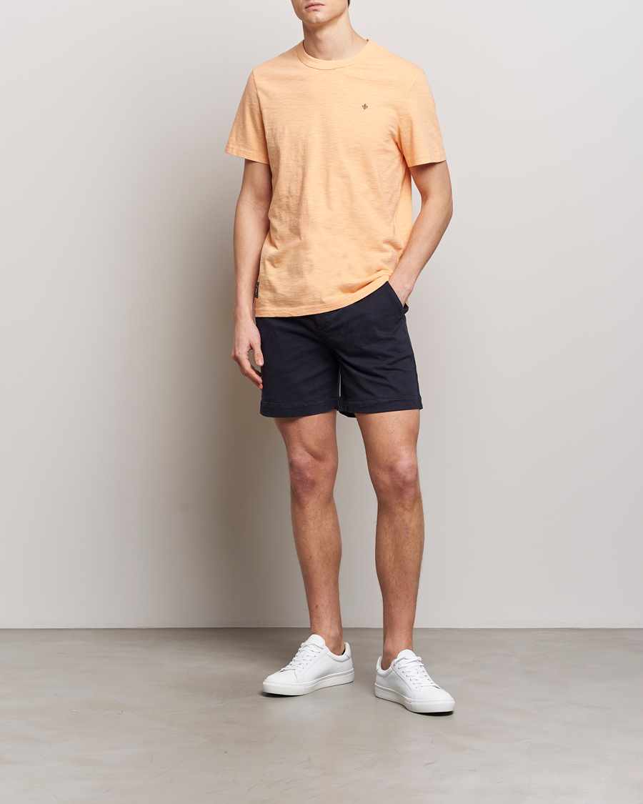 Herren | T-Shirts | Morris | Watson Slub Crew Neck T-Shirt Orange