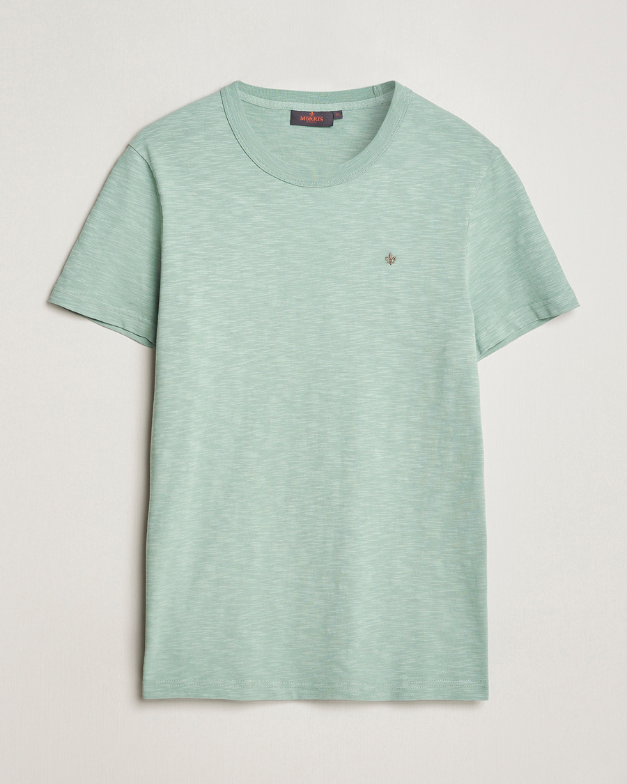 Herren | T-Shirts | Morris | Watson Slub Crew Neck T-Shirt Light Green