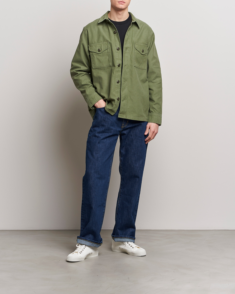 Herren | Hemden | Filson | Reverse Sateen Jac-Shirt Washed Green