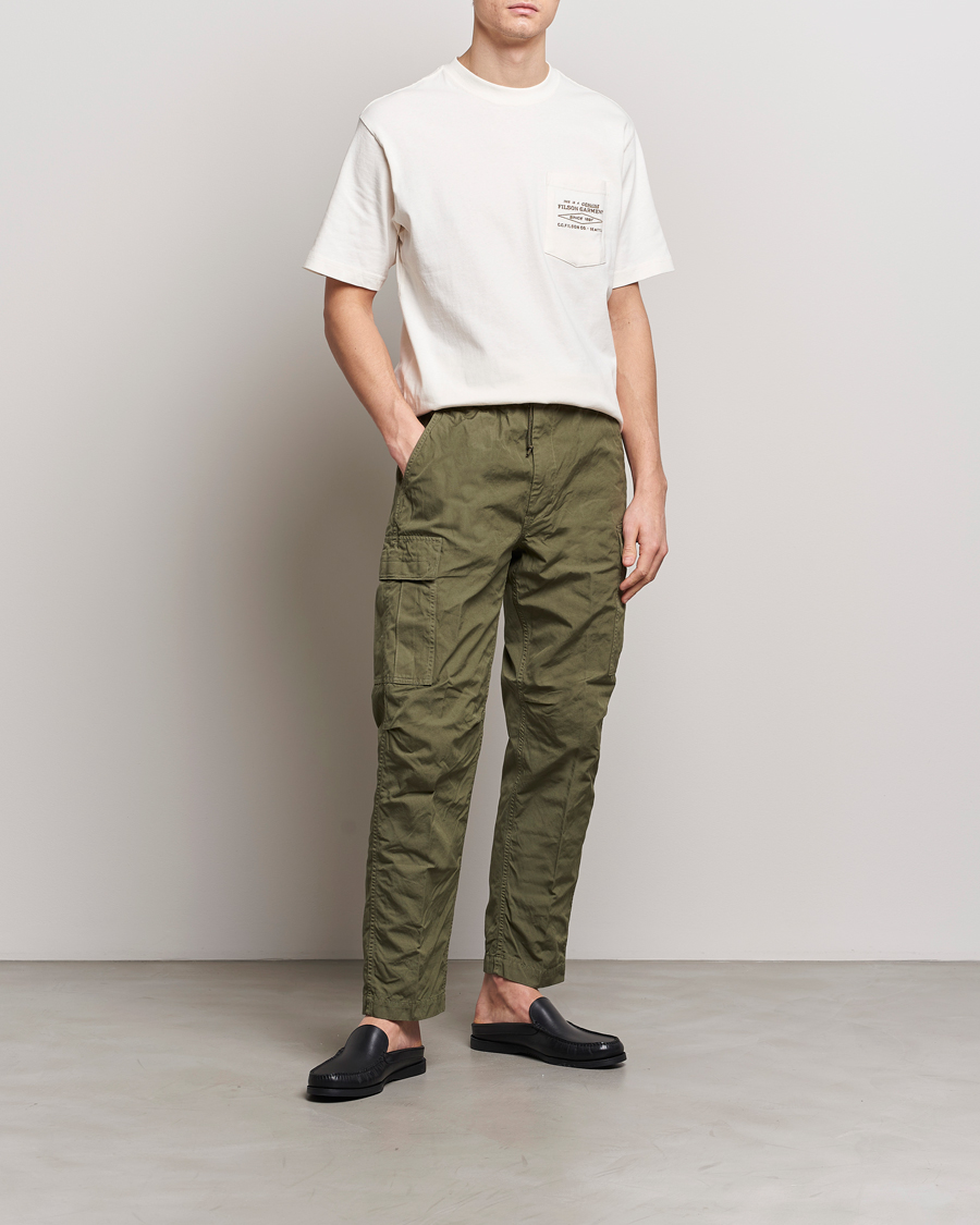 Herren | T-Shirts | Filson | Embroidered Pocket T-Shirt Off White