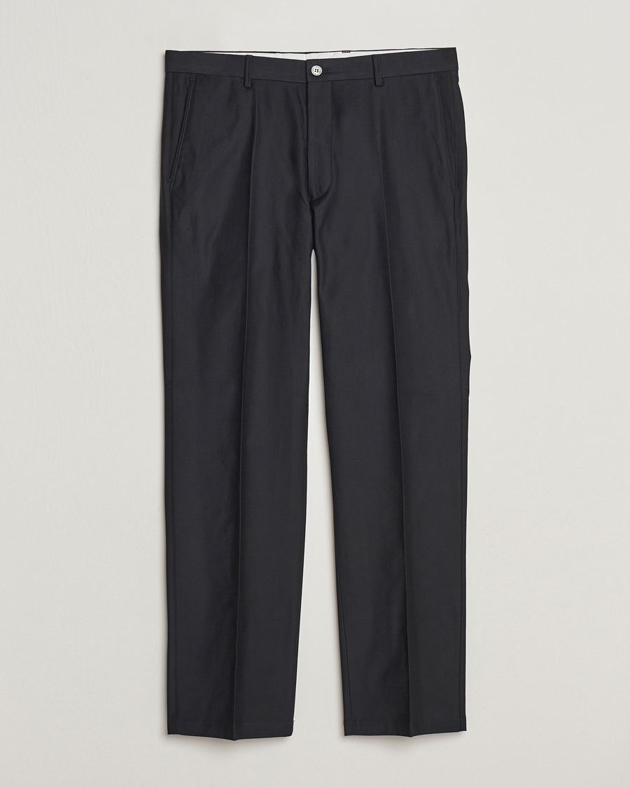 Herren | Hosen | Oscar Jacobson | Decker Cotton Trousers Black