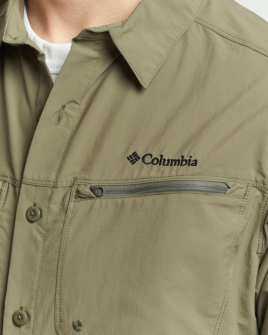 Herren | Hemden | Columbia | Mountaindale Short Sleeve Outdoor Shirt Stone Green