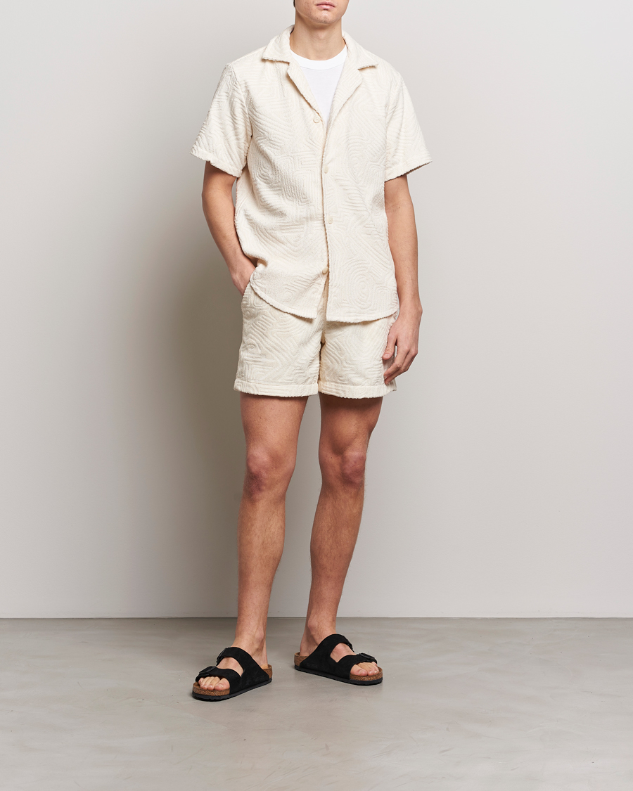 Herren | Shorts | OAS | Terry Shorts Cream Golconda