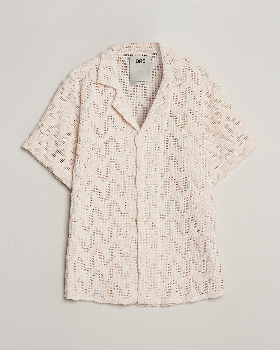 Herren | Hemden | OAS | Atlas Cuba Crochet Shirt Off White