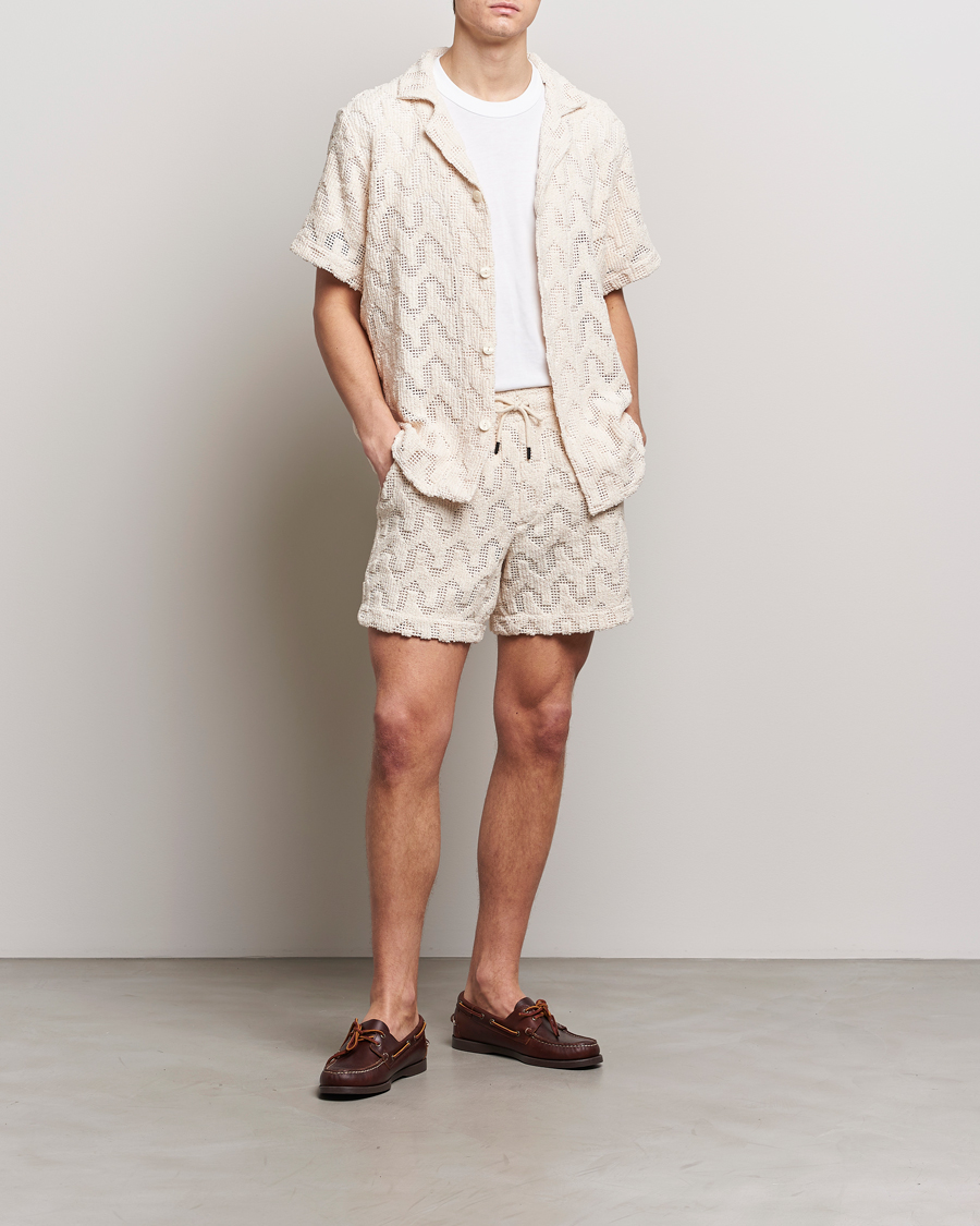 Herren | Hemden | OAS | Atlas Cuba Crochet Shirt Off White