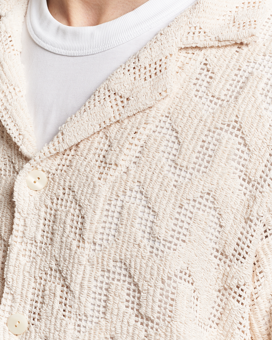 Herren | Hemden | OAS | Atlas Cuba Crochet Shirt Off White