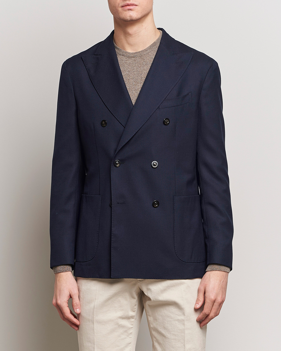 Herren | Italian Department | Boglioli | K Jacket Double Breasted Wool Blazer Navy