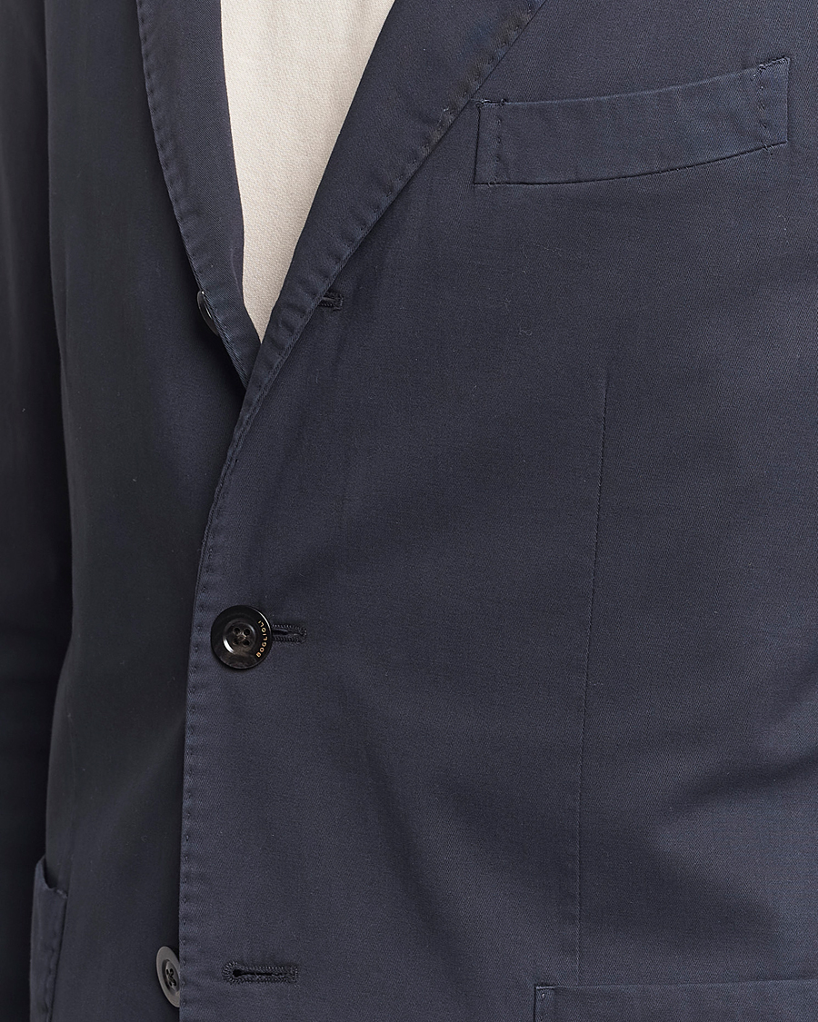 Herren | Anzüge | Boglioli | K Jacket Cotton Stretch Suit Navy