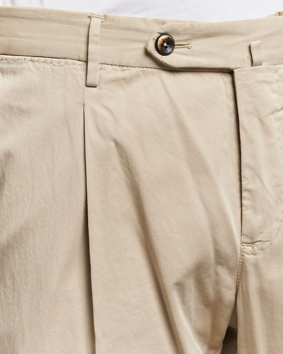 Herren | Hosen | PT01 | Slim Fit Garment Dyed Stretch Chinos Beige