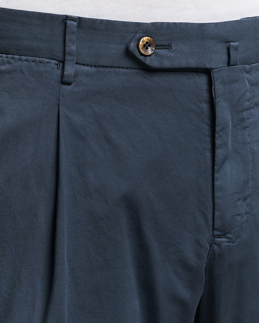 Herren | Hosen | PT01 | Slim Fit Garment Dyed Stretch Chinos Navy