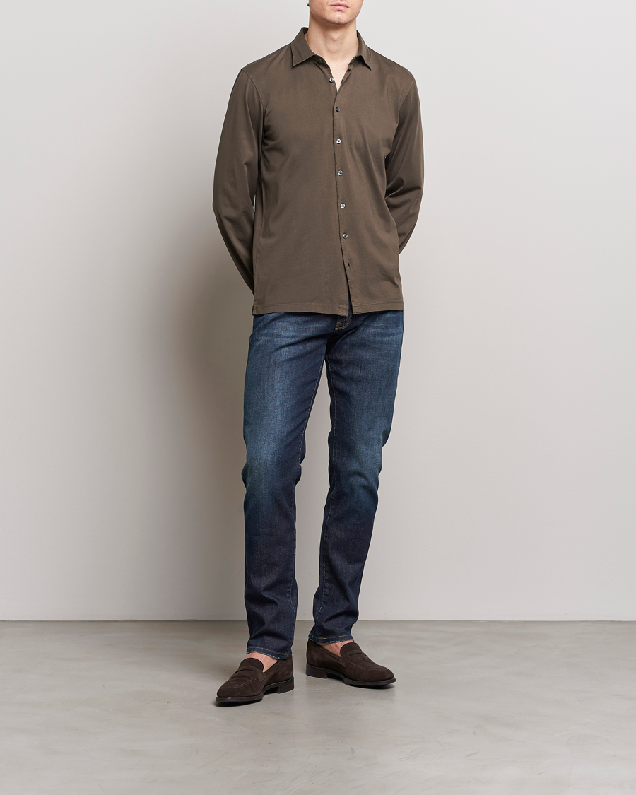 Herren | Jeans | PT01 | Slim Fit Stretch Jeans Dark Blue Wash