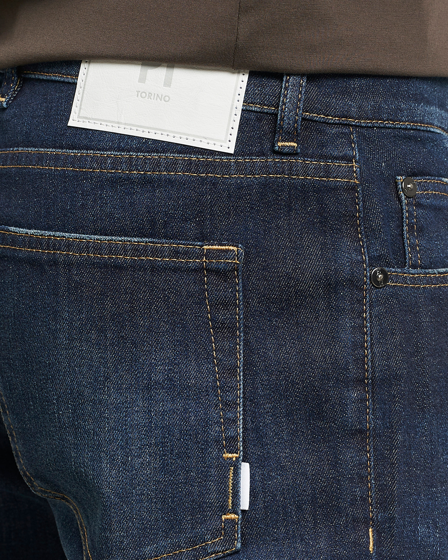 Herren | Jeans | PT01 | Slim Fit Stretch Jeans Dark Blue Wash