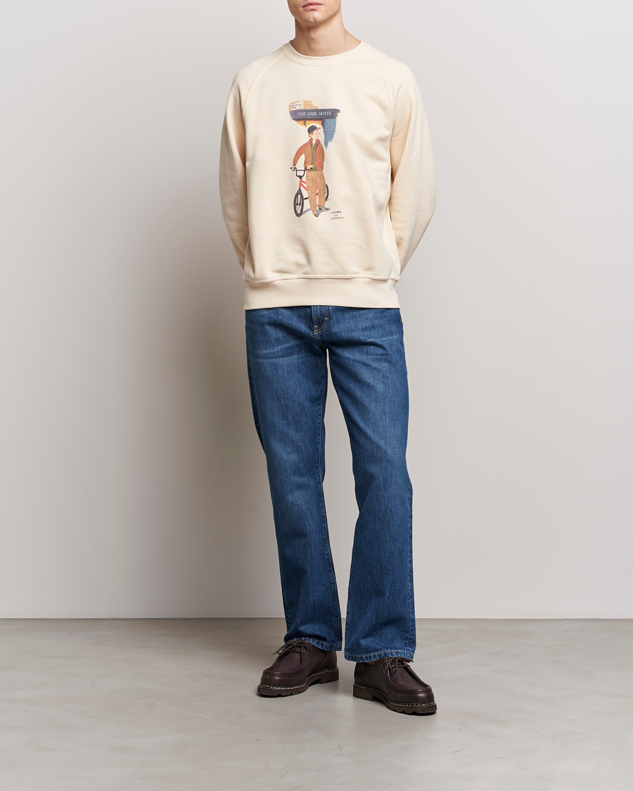 Herren | Pullover | Baracuta | Slowboy Colourmen Cotton Crew Neck Butter