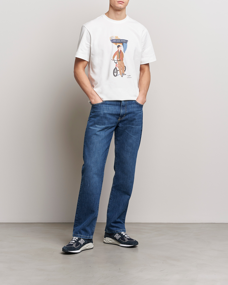 Herren | T-Shirts | Baracuta | Slowboy Arlington Cotton T-Shirt Off White
