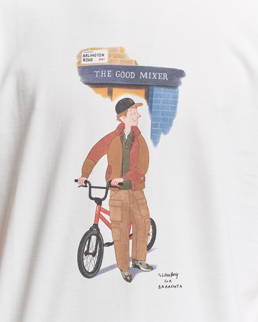 Herren | T-Shirts | Baracuta | Slowboy Arlington Cotton T-Shirt Off White